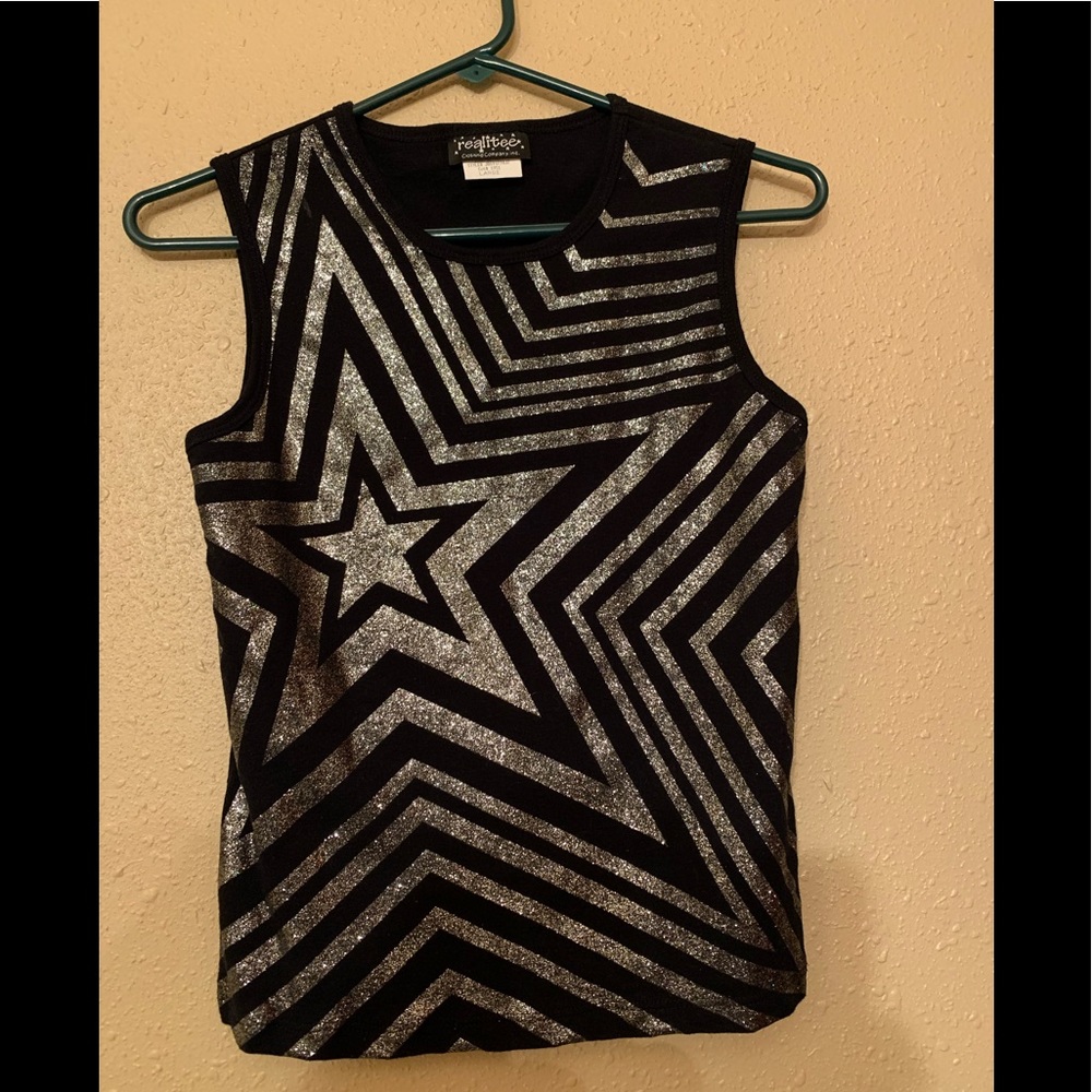 Black and Silver Top